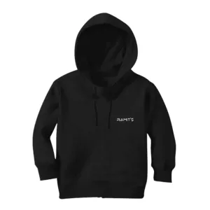 KHd-BK(kids black hooded sweatshirt)