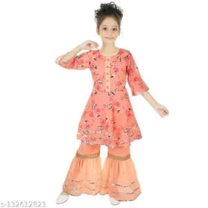 Kids Kurta Sharara Set_a