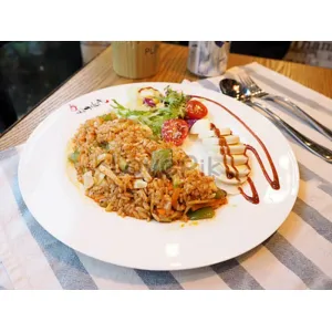 Chicken Singapore noodles 