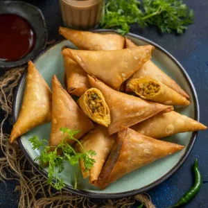Chicken kheema samosa 