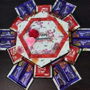 Hexagon chocolate Explosion Box 