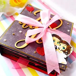 I Adore you Scrapbook | Love Theme Scrapbook