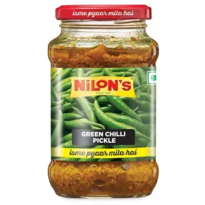 Nilon's Green Chilli Pickle 375gm