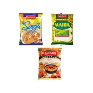 Fours (Besan, sooji, maida etc.)