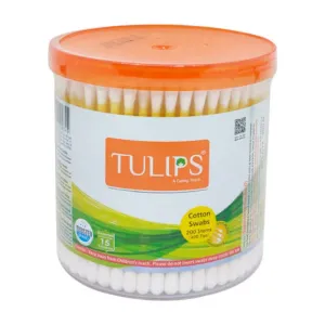 Tulips cotton earbuds 200 sticks