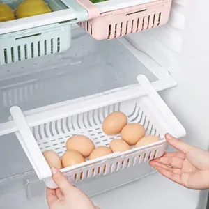 Expandable Adjustable Storage For Fridge and Table 