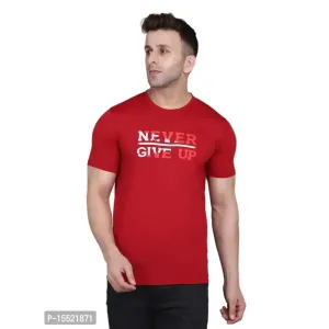 IESHNE LIFESTYLE Men's Cotton Blend Regular Fit Round Neck t-Shirt
