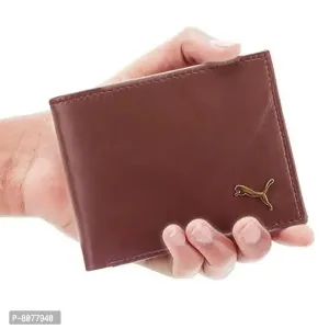 Stylish Brown Artificial Leather Wallet for Men