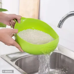 Colander Kitchen Strainer Sieve With Handle Bowl Pasta Rice Fruit Noodles Vegetable Wash 