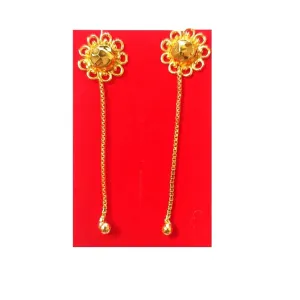 OMM City Gold Ear Studs From
