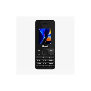 Jio Bharat V2 Mobile Stylish Black Color Free 1000mAh Battery Basic Keypad Phone

