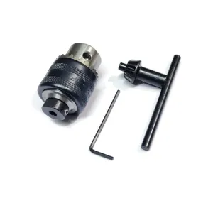 Durable Wear Resistant 1/2-20Unf Drill Chuck, 1.5-13mm Classic Keyed 3-Jaw Design Sturdy K