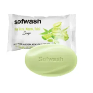 Sofwash Aloe Vera,
Neem & Tulsi Soap 100g