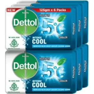 Dettol Cool Germ Protection Bathing Soap 6X125gm