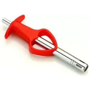 MACARIZE 01 pc Heart Hold Stainless Steel Long Lasting Safety Kitchen Lighter Plastic, Steel Gas Lighter