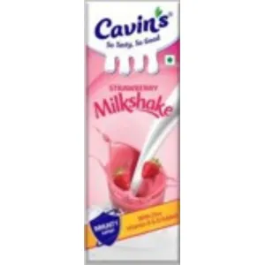 Cavin's Strawberry Milkshake, with Zinc, Vitamin A & D, No Preservative 1L