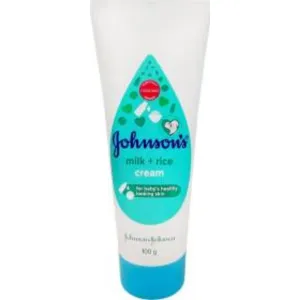 JOHNSON'S Baby Milk Plus Rice Cream 100gm