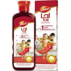 Dabur Lal Tail - Ayurvedic Baby Oil - Clinically Tested 2 X Faster Physical Growth 500ml