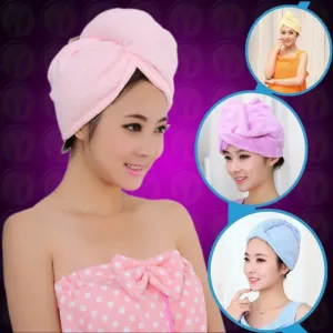 Microfibre Hair Wrap After Shower Quick Hair Drying Towel