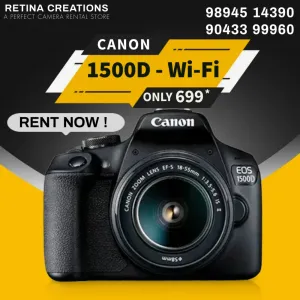 CANON EOS 1500D (24.1 Megapixel)