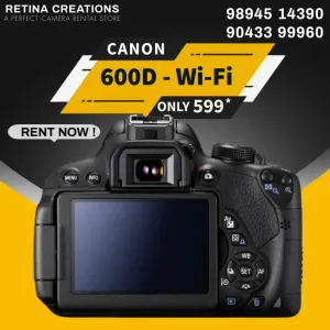 CANON EOS 600D (FLIP SCREEN)