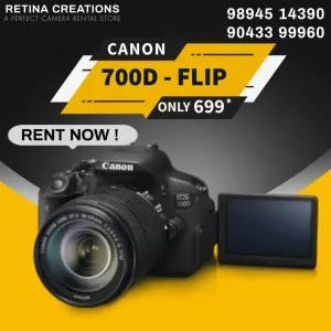 CANON EOS 700D (TOUCH SCREEN)