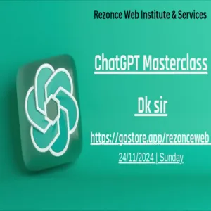Chatgpt master classes  course pdf By Rezonce W.i.s 