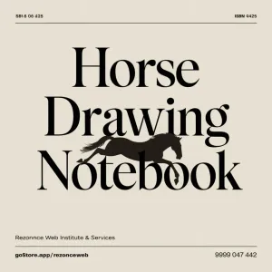 Horse DRAWING notebook 📓 From Rezonce Web Services 