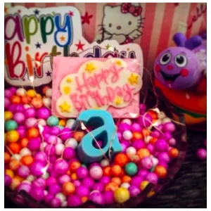 Happy birthday soap
