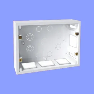 16M Surface Mounting Plastic Gang Box