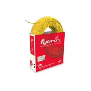 Fybros 1.0 SQ MM 90 MTRS (MIX) UFFR MULTISTRAND SINGLE CORE 1100 V BC PVC WIRE