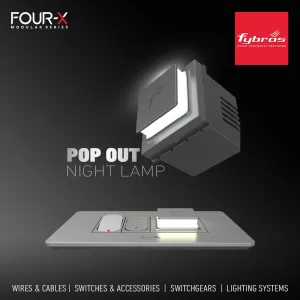 Pop-out Night Lamp 2M Blue (WH) Fybros | Four-X (FX2183BL (WH) ) 