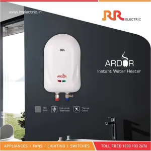 RR Instant Water Heater Ardor - 03 Ltr (ABS) - 3 KW