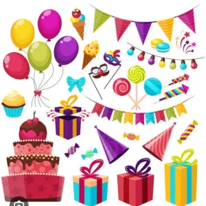 Birthday party materials