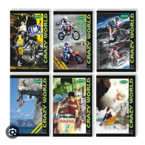 Sundarm  crazy world A4 College book