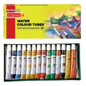 Camel Water colour tubes 14 shades