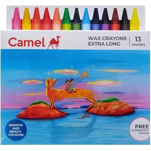 Camel Wax Crayons extra long 13 shades