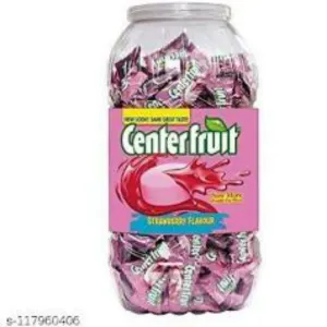 Centre fruit Strawberry Chewing gum