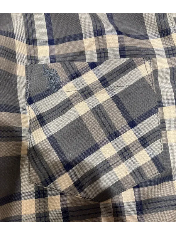 U.S Polo Full Sleeves Cotton Check Shirts