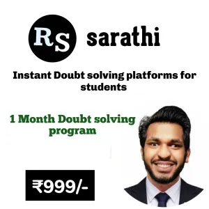 1 Month Doubt solving program - RS sarathi 