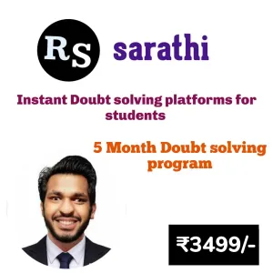 5 Month Doubt solving program - RS sarathi 