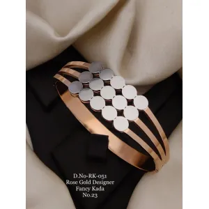 Rose Gold Design Fancy Kada