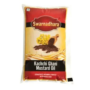 Swarnadhara - Kacchi Ghani Mustard Oil, 1 Lt