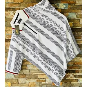 5 sleeve Polo T-shirt 
with Half zip 

