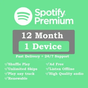 Spotify 1 Year Premium 
