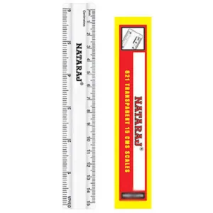 Natraj Scale Transparent 15cm