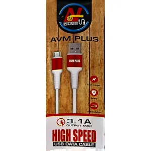 AVM PLUS 3.1 Amp TYPE C HIGH SPEED CHARGING MOBILE PHONE DATA CABLE 