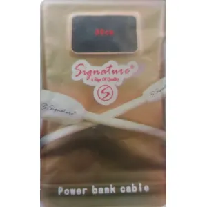  SIGNATURE TYPE C CHARGING MOBILE PHONE POWERBANK CABLE 