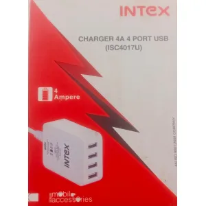  INTEX SMART MOBILE 4AMP  CHARGER WITH 4 PORT (ADAPTOR ONLY) 