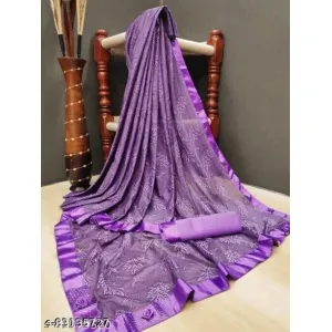 Hot Silk Saree With Blouse